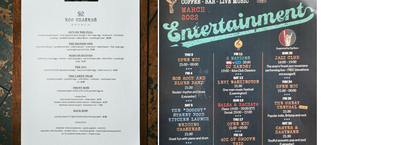 CV22 - INSIDE THE 22 & PLUNGE Menu