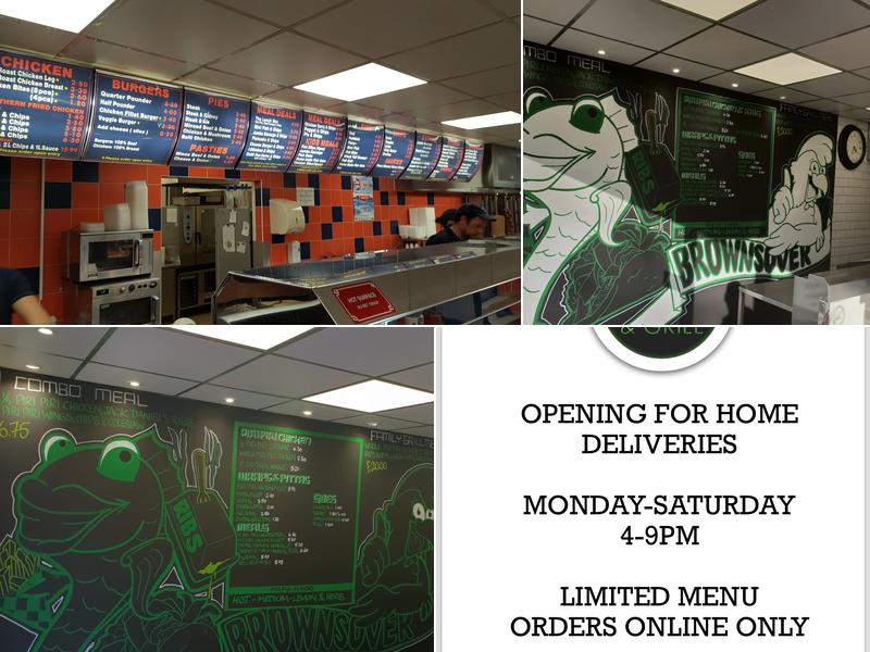 Brownsover Fish Bar Menu