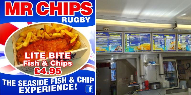 The Famous Mr Chips Rugby Menu