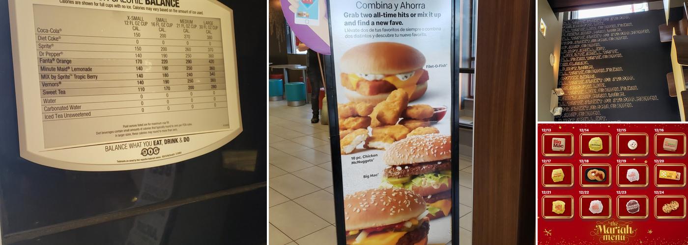 McDonald's Menu