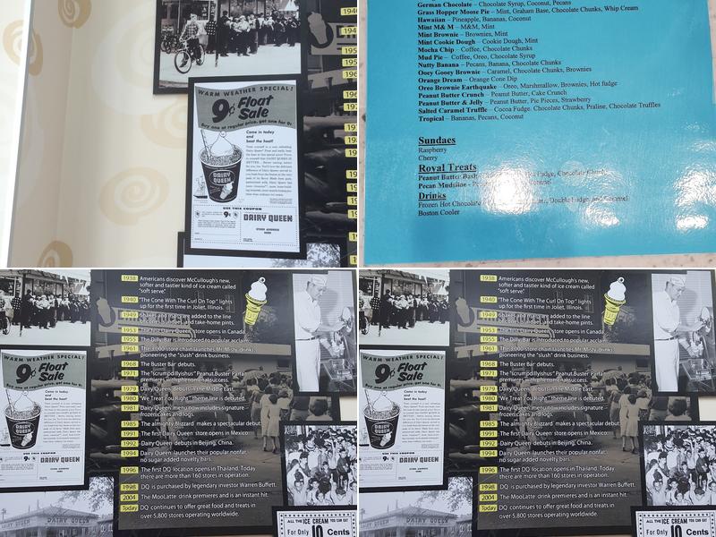 Dairy Queen (Treats and Cakes) Menu