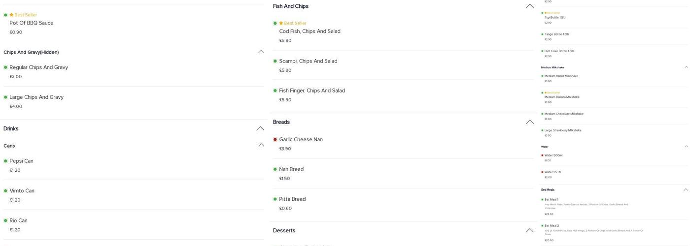 The Mediterranean Menu