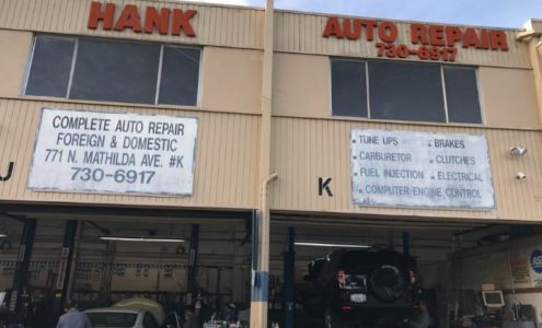 Hank Auto Repair Sunnyvale