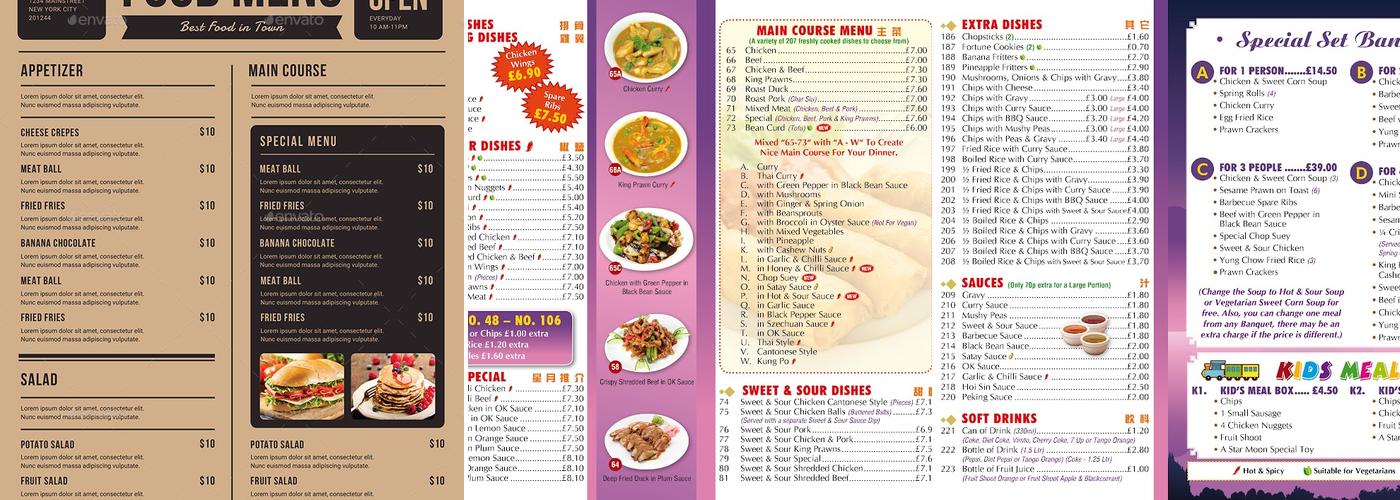 Star Moon Chinese Takeaway Menu