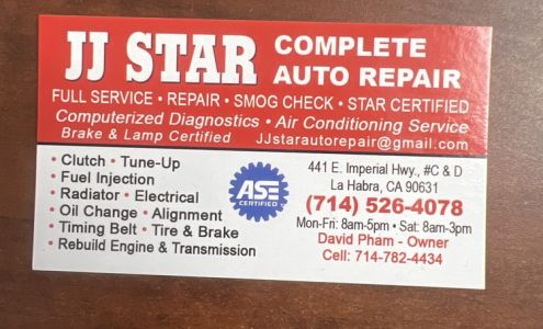 JJ Star Complete Auto Repair