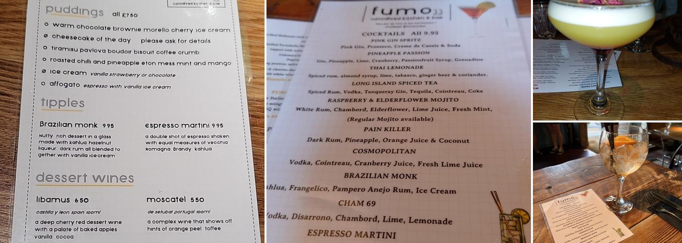 Fumo33 Menu