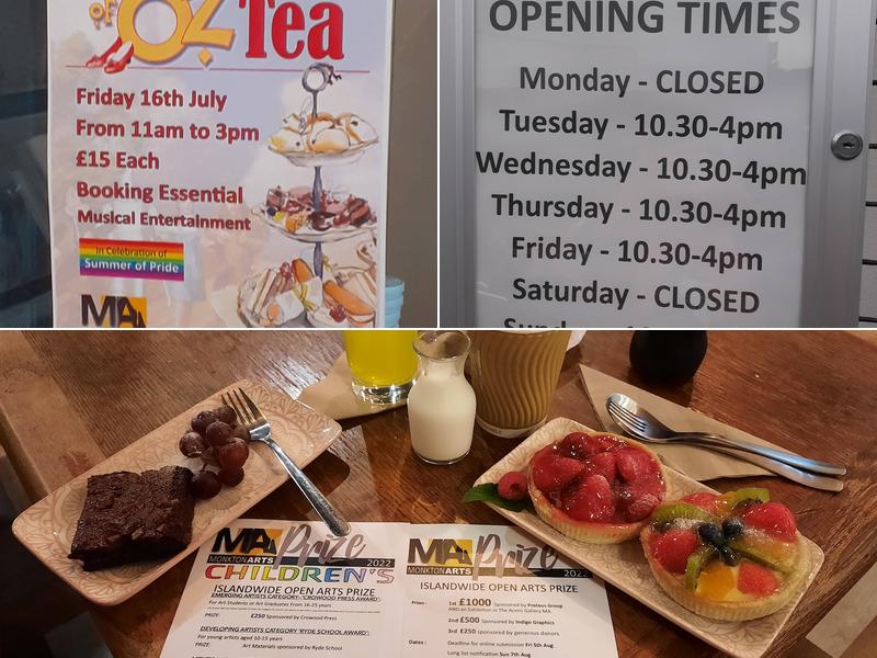 Monkton Arts and Lounge Coffee Bar Menu