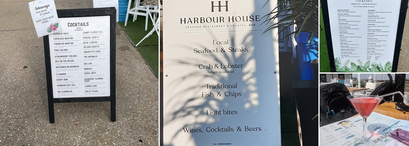 Harbour House Menu