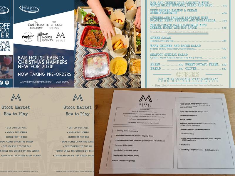 The Market House Menu