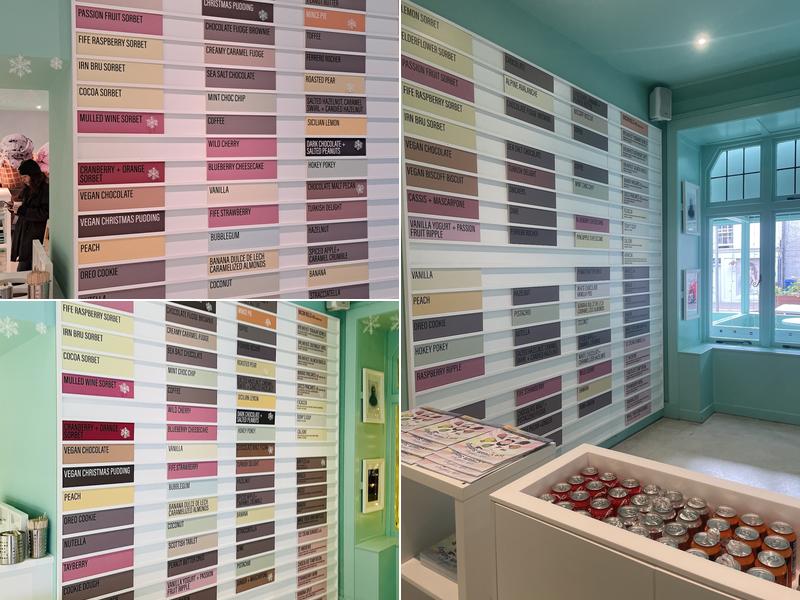 Jannettas Gelateria Menu