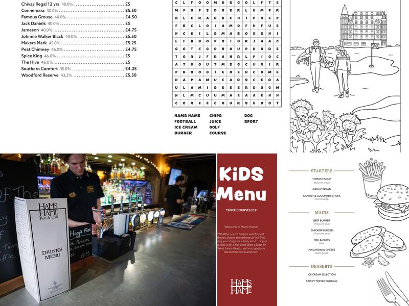 Hams Hame Pub & Grill Menu