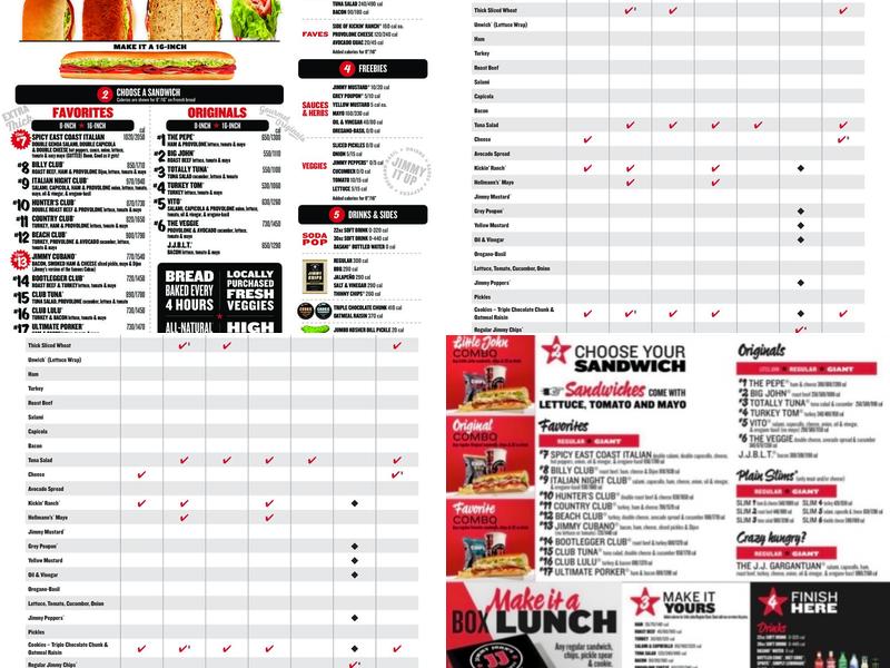 Jimmy John's Menu