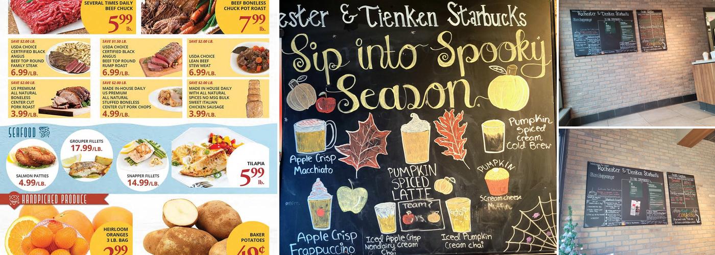 Starbucks Menu