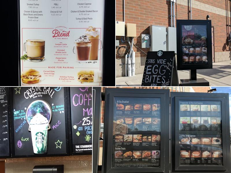 Starbucks Menu