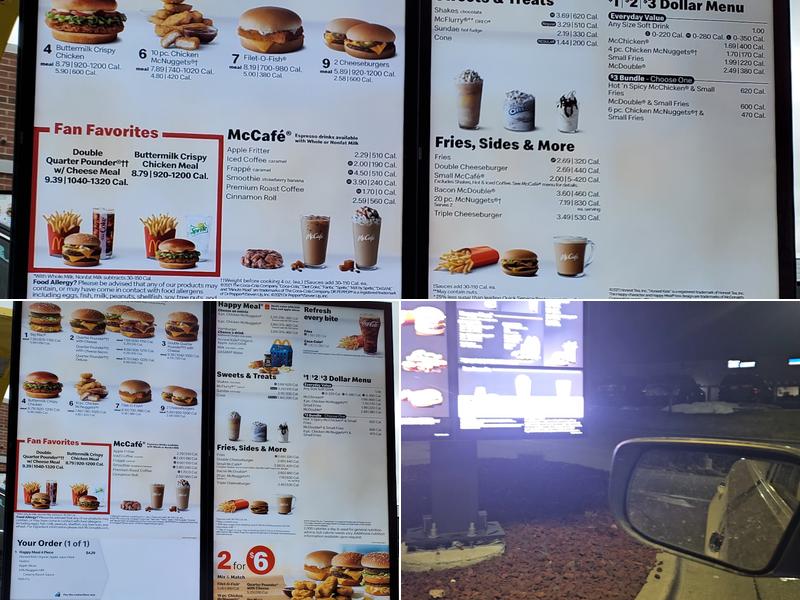 McDonald's Menu