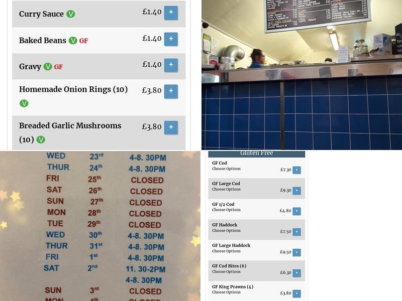 The Wagon Wheel Fish & Chips Menu