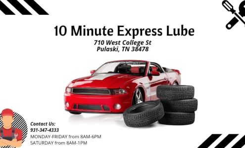 10 Minute Express Lube Pulaski