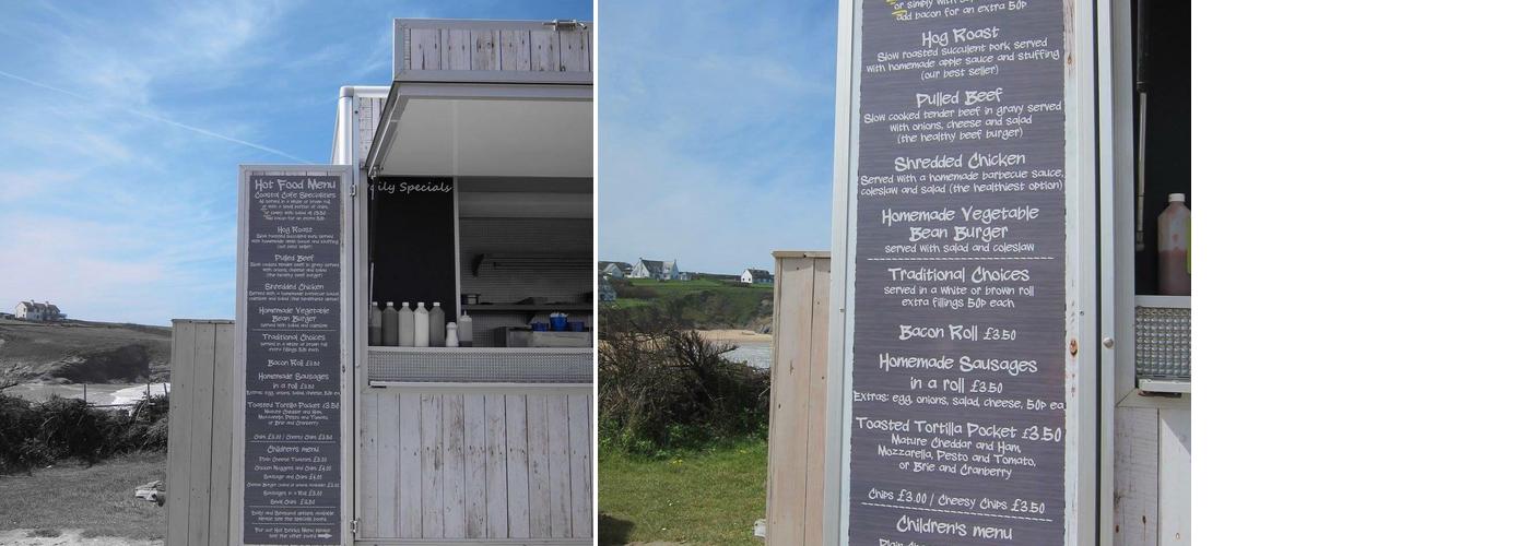 Coastal Cafe • Treyarnon Menu