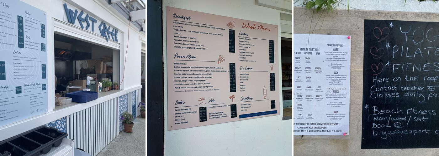 West Beach Bakery Menu
