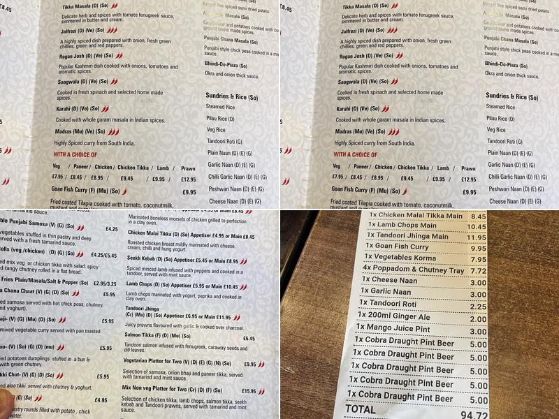 Karahi Wok- ( Indian & Chinese fine dine) Menu