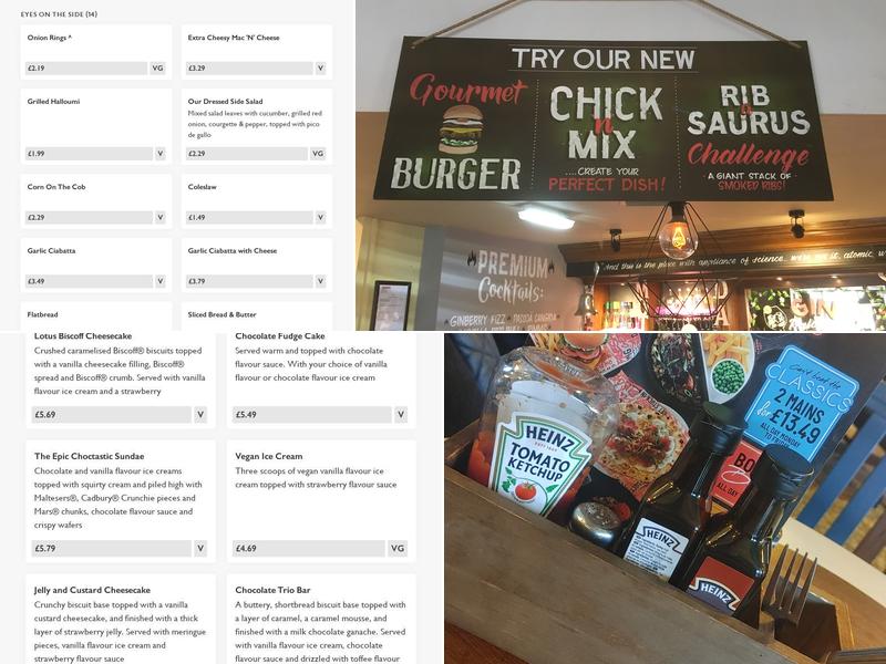 Royal Sovereign Menu