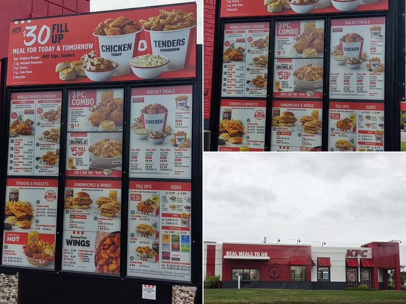 KFC Menu