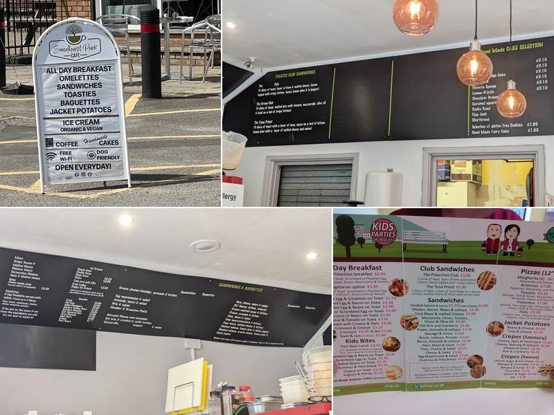 Sandhurst Park Cafe & Coffee Shop Menu