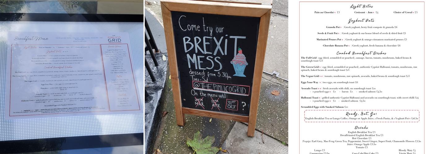 The Pimlico Grid Menu