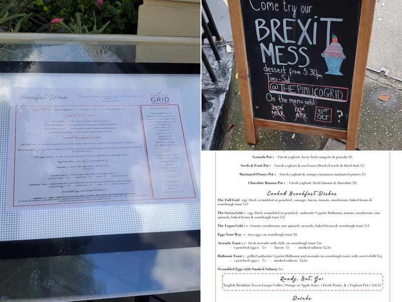 The Pimlico Grid Menu
