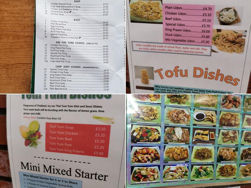 Canton Take Away Menu
