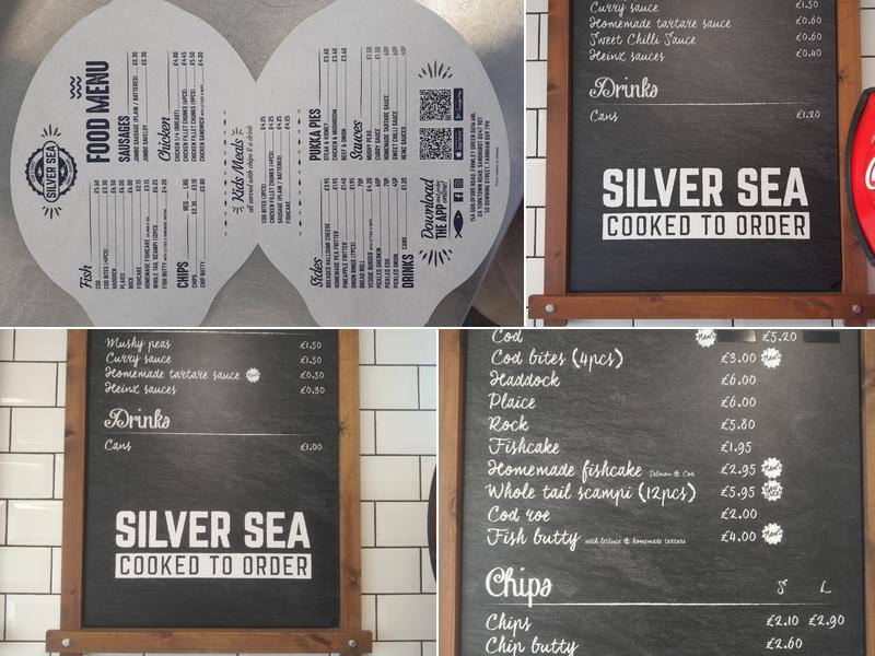 Silver Sea Sandhurst Menu