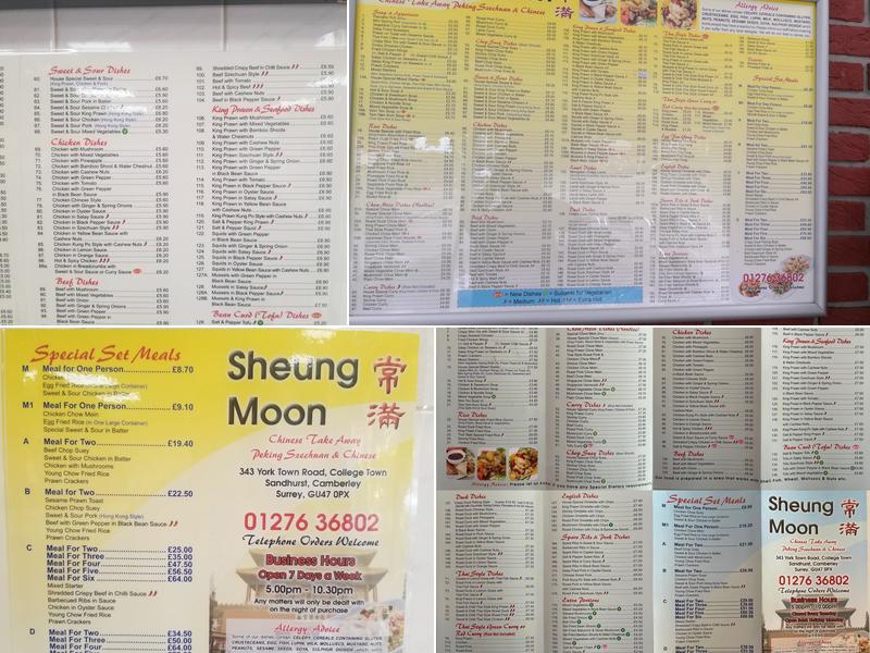 Sheung Moon Menu