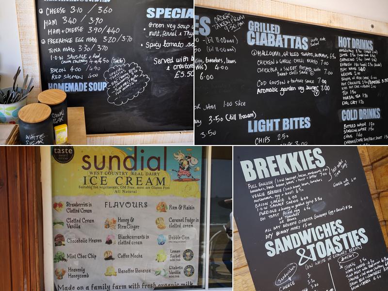 The Sundial Menu