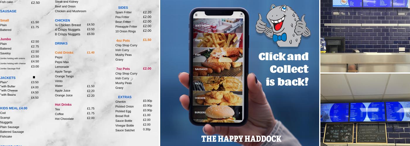 The Happy Haddock Menu