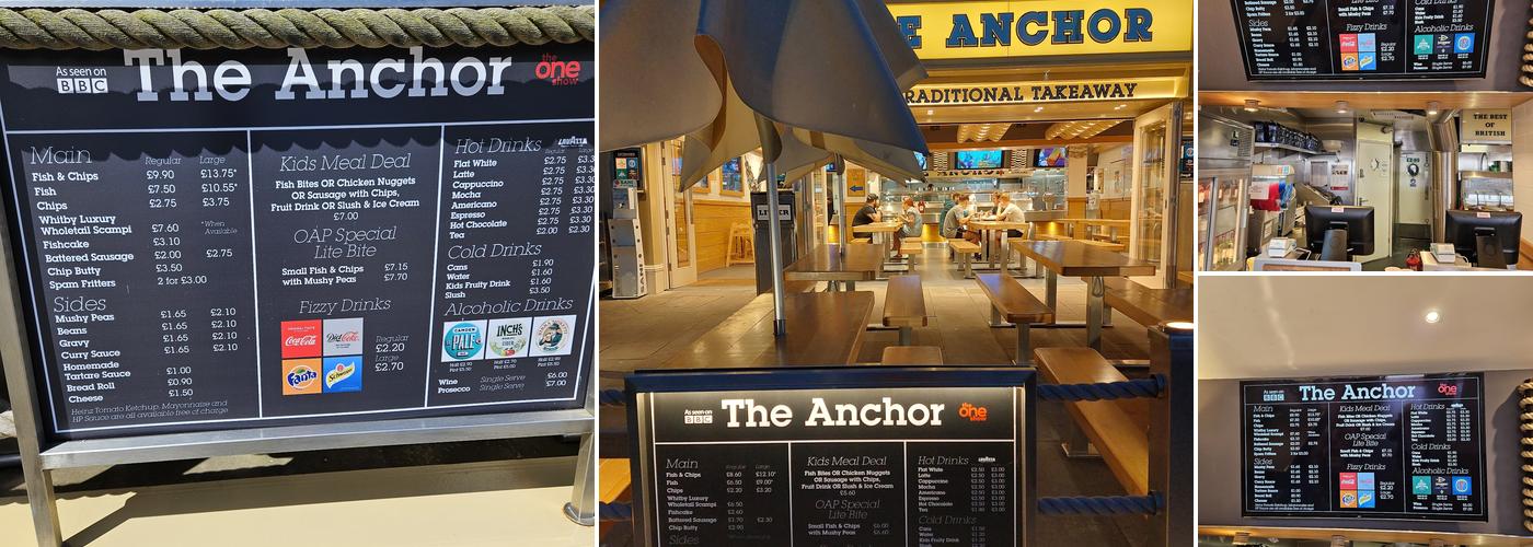 The Anchor Fish & Chips Menu
