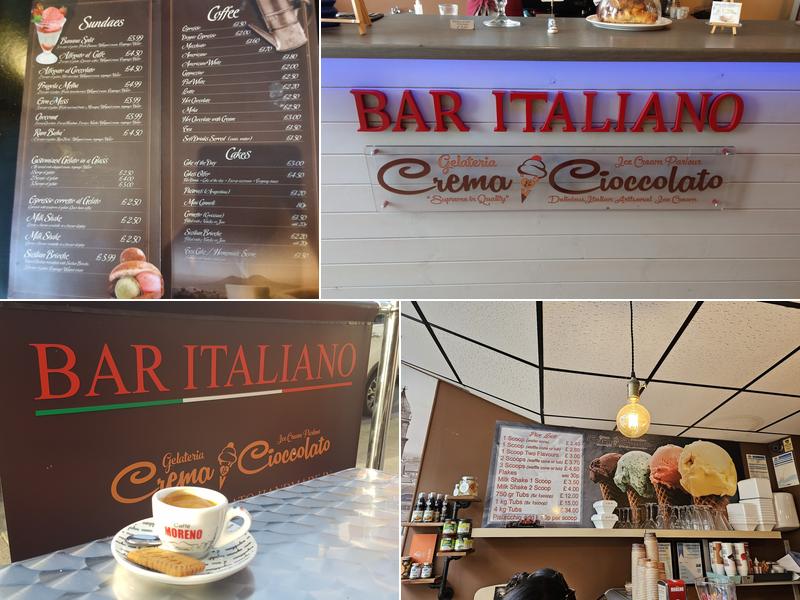 Crema e Cioccolato Menu