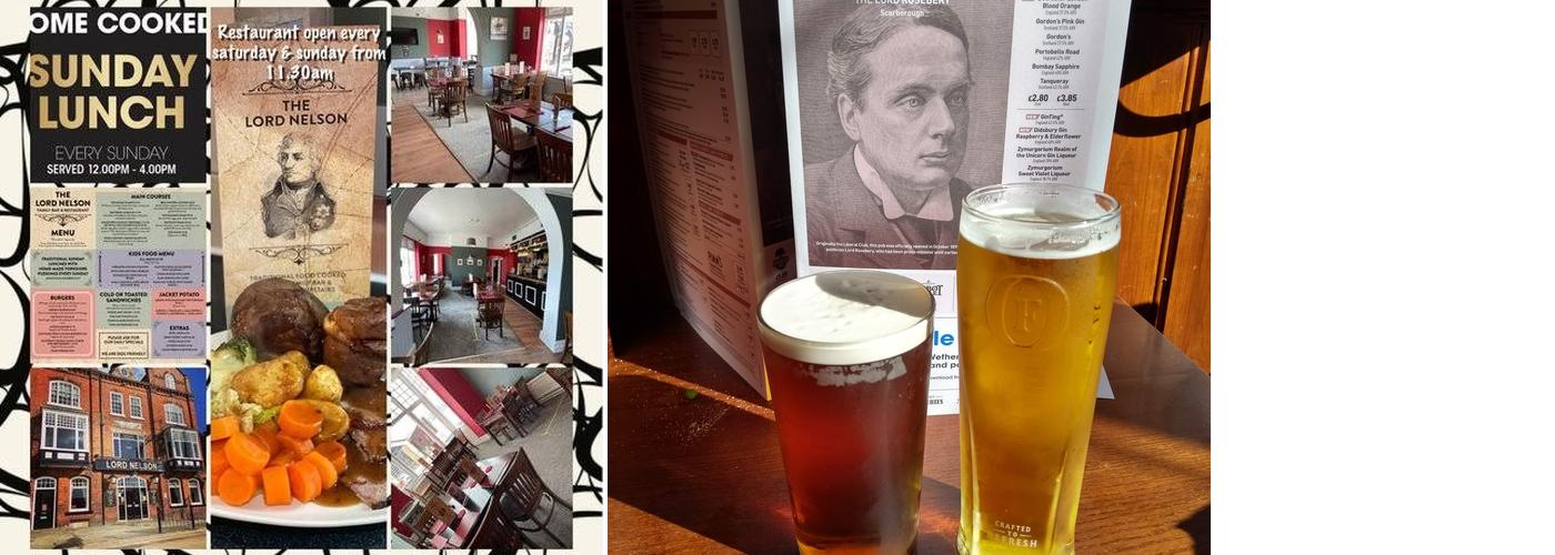Lord Nelson Hotel & Public House Menu