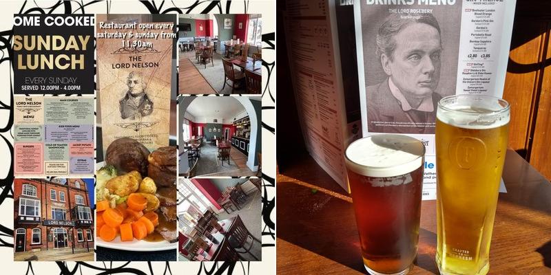 Lord Nelson Hotel & Public House Menu