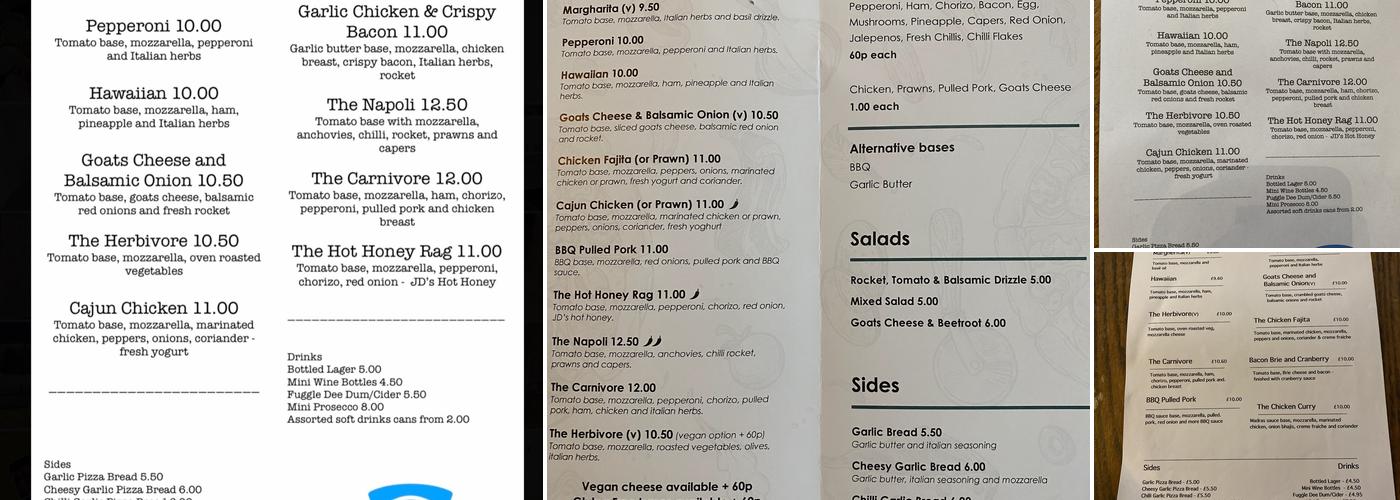 Seaview Pizza Kitchen Menu