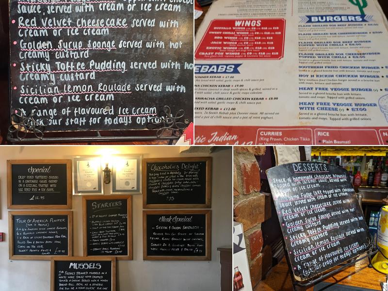 The Fox Inn Menu