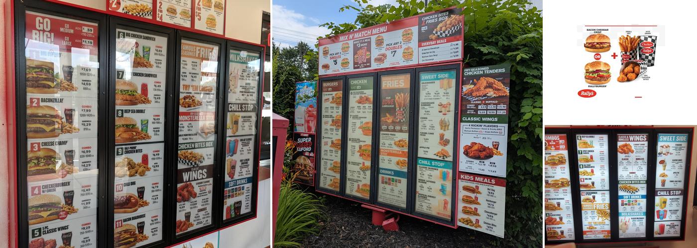 Checkers Menu