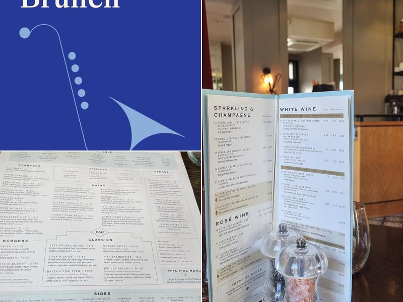 Côte Sevenoaks Menu