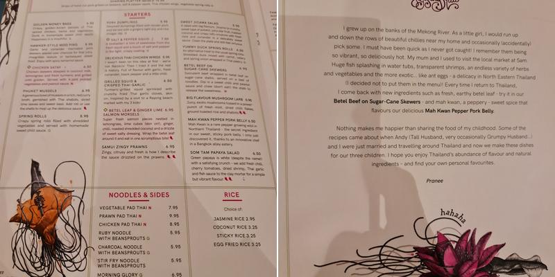 Giggling Squid - Sevenoaks Menu