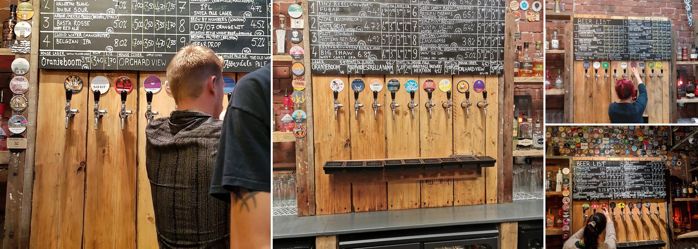 The Old Workshop Menu