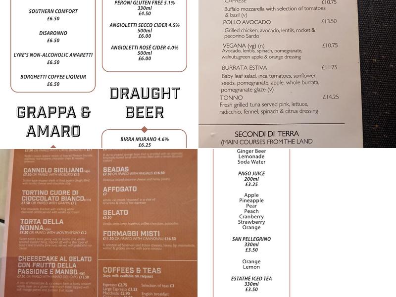 Domo Restaurant Menu