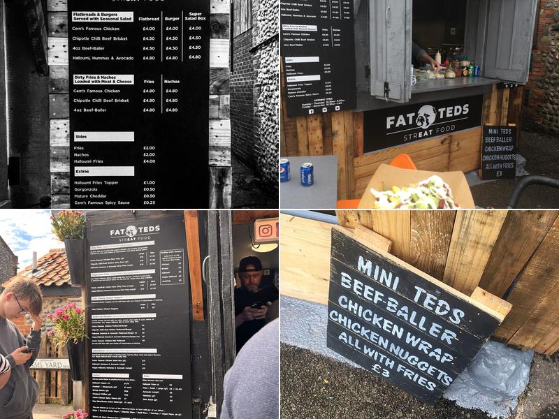 Fat Teds Streat Food Menu