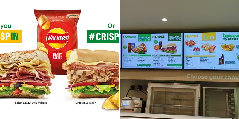 Subway Menu