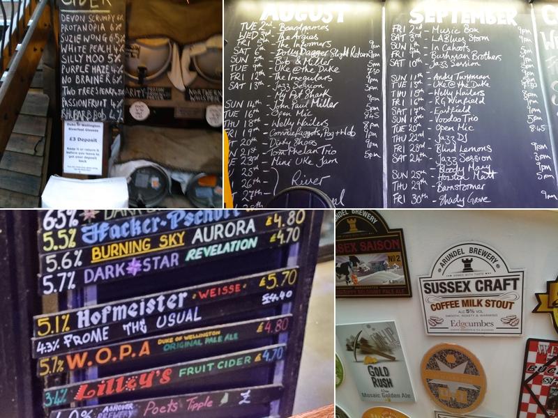 Duke of Wellington Menu