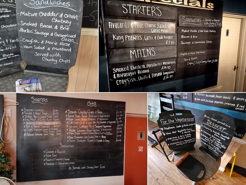 Bristol Arms Shotley Gate Menu