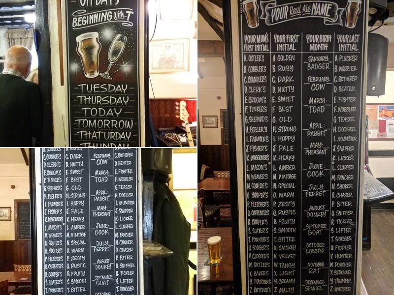 The Telegraph Inn Menu